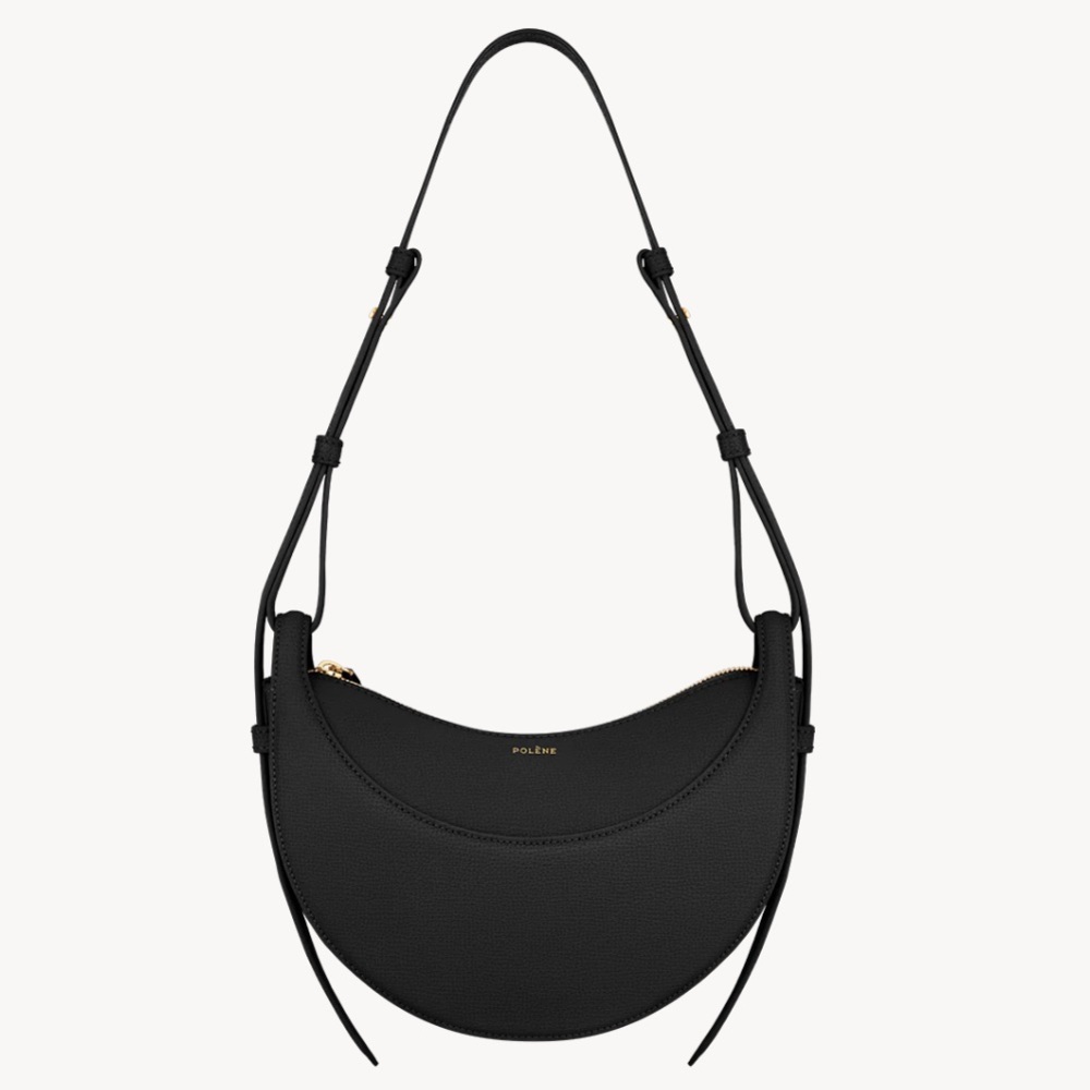 Polene numero dix bag in textured leather